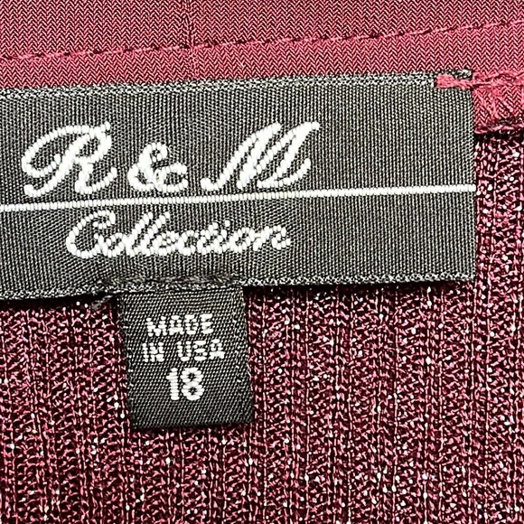 R & M Collection Cardigan Open Front Size 18 - Picture 9 of 16